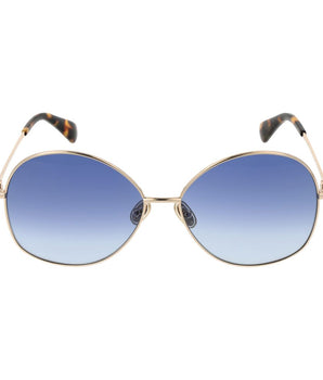Max Mara Gold Metal Sunglasses
