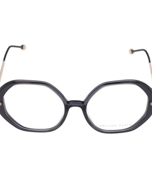 Philipp Plein Gray Cellulose Acetate Glasses (Frames)