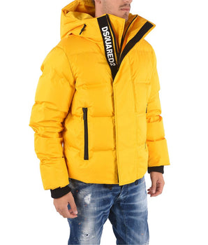 Dsquared² Yellow Nylon Men Jacket