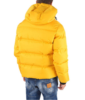 Dsquared² Yellow Nylon Men Jacket