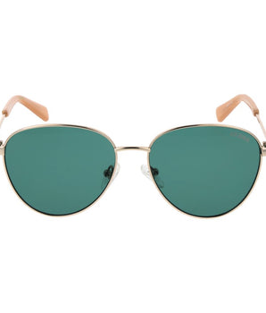 Guess Gafas de sol doradas para mujer