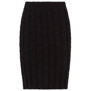 Dolce & Gabbana Black Wool Vergine Skirt