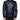 Dolce & Gabbana Blue Lambskin Leather Full Zip Biker Jacket