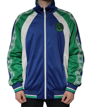 Dolce & Gabbana Multicolor Polyester Full Zip Bomber Jacket