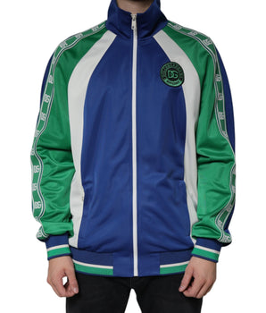 Dolce & Gabbana Multicolor Polyester Full Zip Bomber Jacket