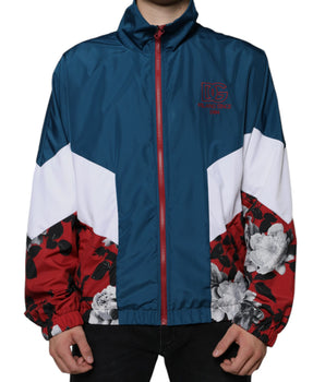 Dolce & Gabbana Multicolor Polyester Full Zip Jacket