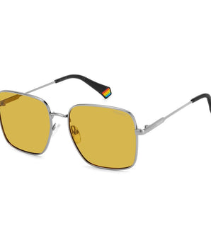 Polaroid Gray Metal Sunglasses