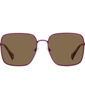 Polaroid Purple Metal Sunglasses