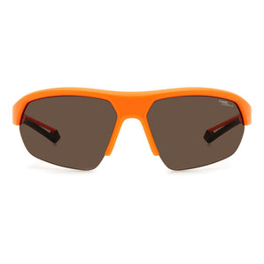 Polaroid Orange Resin Sunglasses