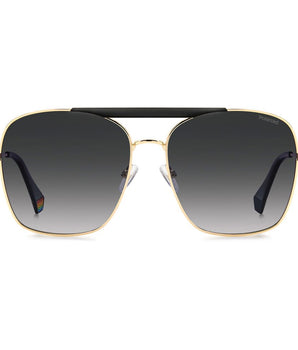 Polaroid Black Metal Sunglasses