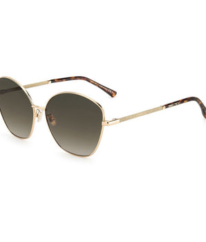 Jimmy Choo Gold Metal Sunglasses