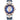 Police Blue Leather Dress Watch
