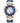 Police Blue Leather Dress Watch
