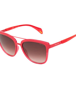 Police Orange Metal Sunglasses