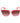 Police Orange Metal Sunglasses