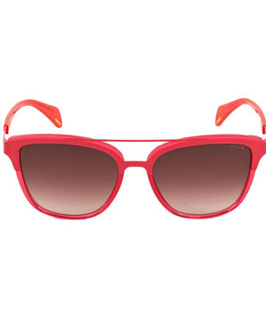 Police Orange Metal Sunglasses