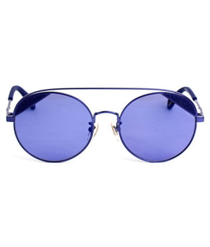 Police Blue Metal Sunglasses