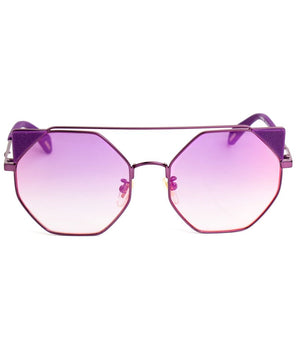 Police Purple Metal Sunglasses