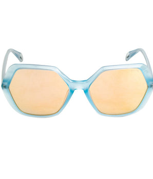 Police Blue Injected Sunglasses