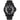 Police Black Leather Dress Watch