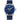 Police Blue Leather Watch