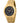 Police Gold Stainless Steel Dress Watch