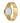 Police Gold Stainless Steel Dress Watch