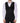Dolce & Gabbana Black Wool Waistcoat Dress Formal Vest