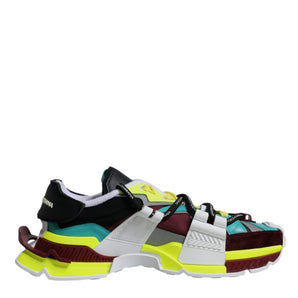 Dolce & Gabbana Multicolor Low Top Space Men Sneakers Shoes