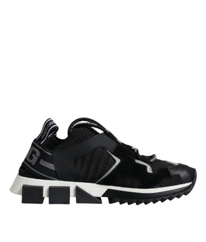 Dolce &amp; Gabbana Zapatillas de trekking Sorrento de malla negra Zapatos