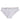 Dsquared² Ropa interior panty de cintura media de algodón elástico blanco para mujer