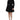 Dolce & Gabbana Black Viscose Cut Out A-line Long Sleeves Mini Dress