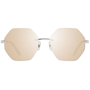 Swarovski Silver Metal Sunglasses