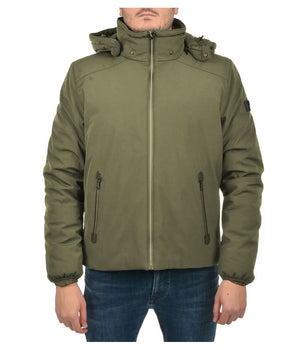 Yes Zee Green Nylon Men's Jacket