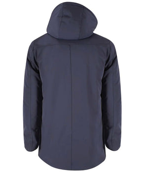 Yes Zee Blue Nylon Men's Down Jacket