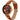Police Brown Leather Dress Watch
