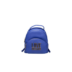 Love Moschino Blue Polyethylene Backpack