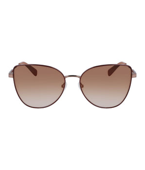 Longchamp Gold Metal Sunglasses