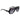 Longchamp Black Plastic Sunglasses