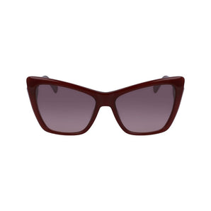 Longchamp Red Acetate Sunglasses