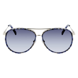 Longchamp Gold Metal Sunglasses