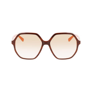 Longchamp Brown Acetate Sunglasses