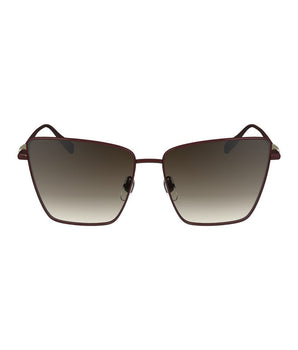 Longchamp Red Metal Sunglasses