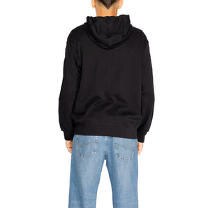 Armani Exchange Jersey de algodón negro