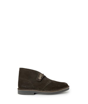 Clarks Brown Leather Ankle Boots