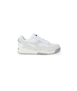 Diadora White Artificial Leather Athletic Sneakers