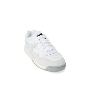 Diadora White Artificial Leather Athletic Sneakers