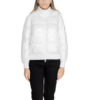 Armani Exchange White Polyamide Coat