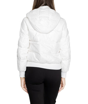 Armani Exchange White Polyamide Coat