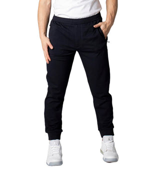 Armani Exchange Blue Viscose Skinny Pants